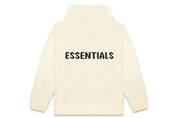 Essentials Knit Hoodie Cream