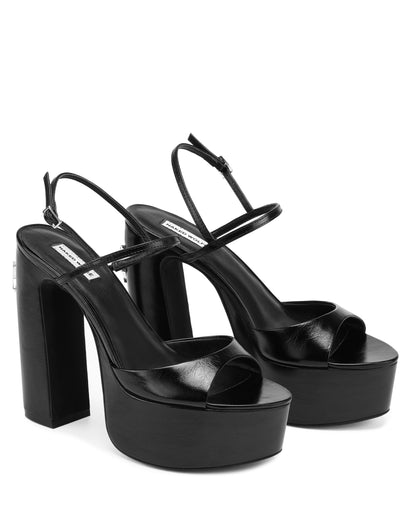 Fire Black Leather
