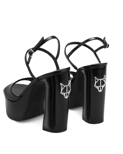 Fire Black Leather