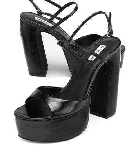 Fire Black Leather