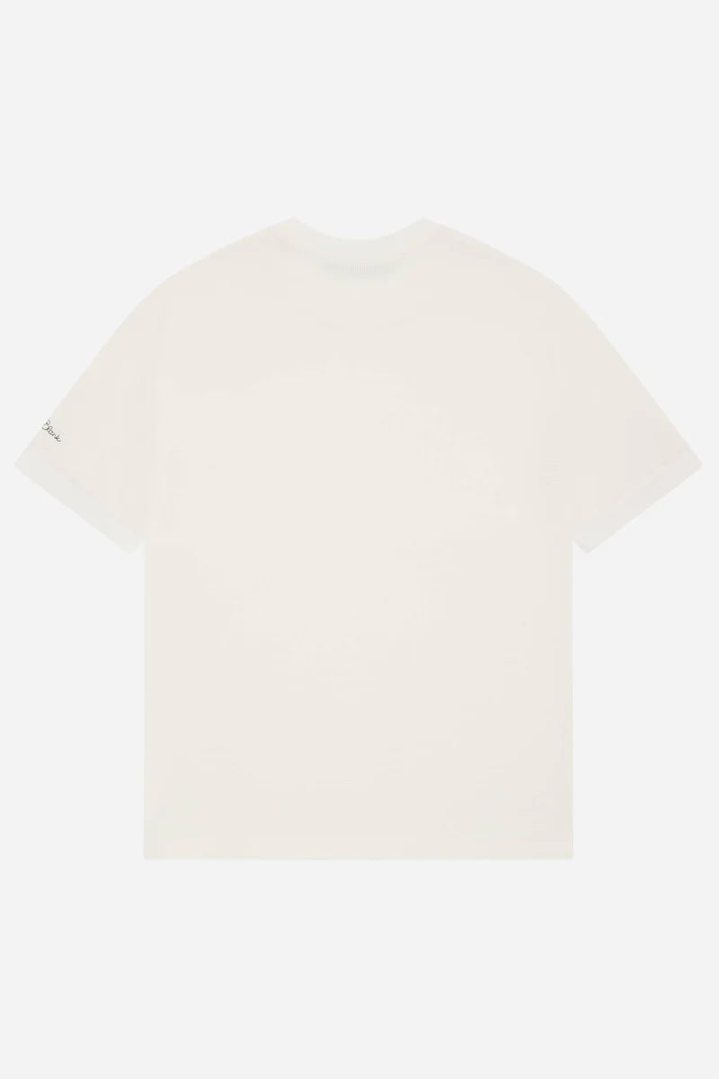 Fitted t-shirt - oat