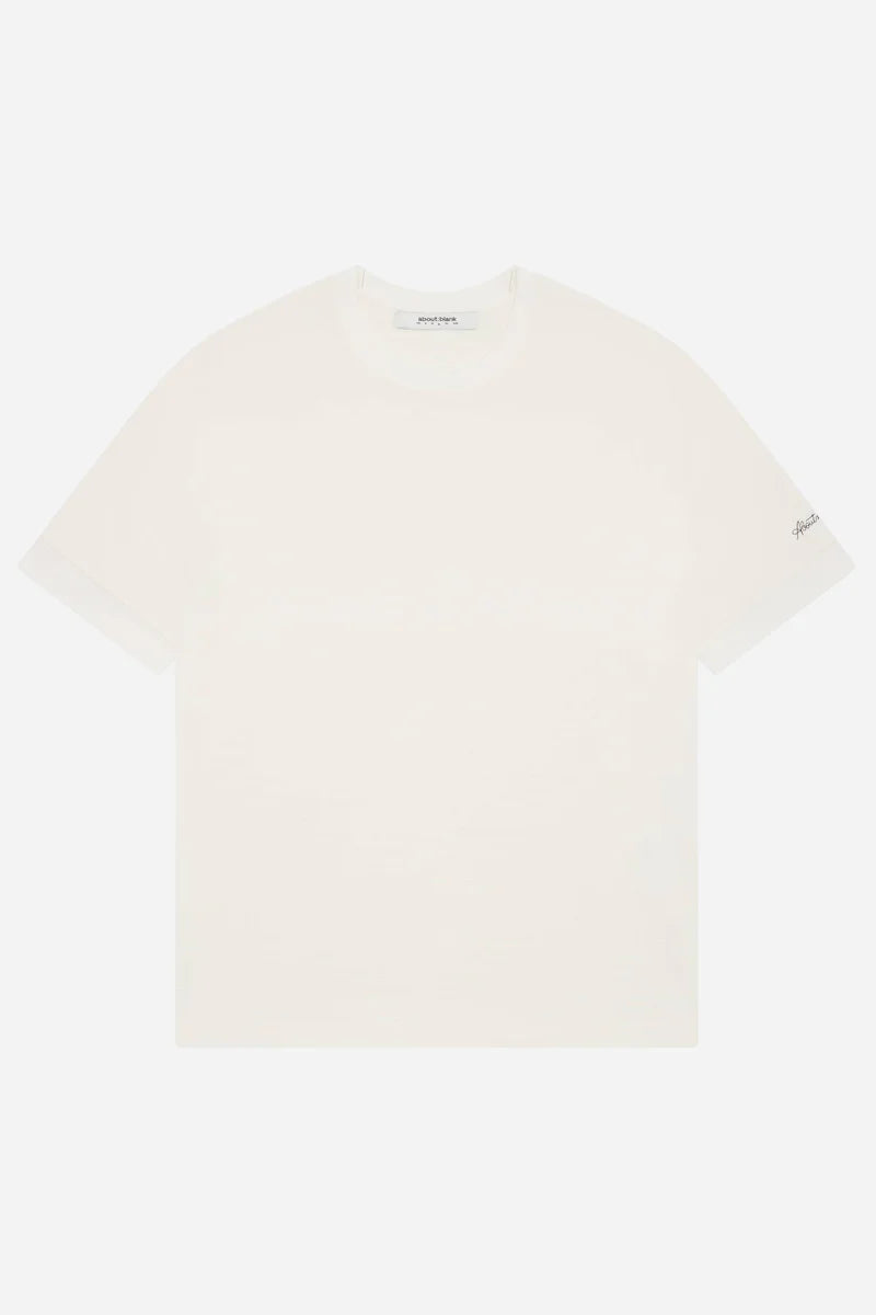 Fitted t-shirt - oat