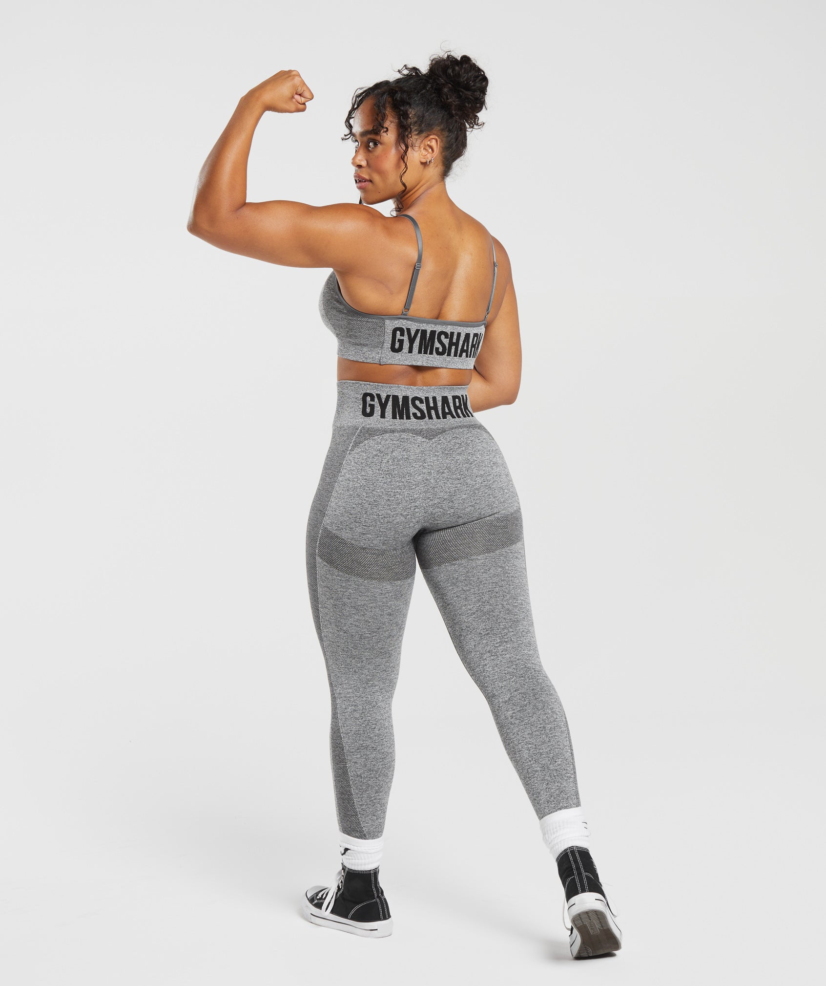 Gymshark Flex High Waisted Leggings - Charcoal Marl
