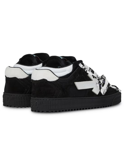 Off White OFF-WHITE FLOATING ARROW SUEDE SNEAKERS BLACK WHITE WOMENS - Size: UK 6 Sneakers | Shop From The Mirage