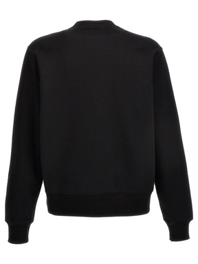 AMIRI FLORAL CREW NECK SWEATSHIRT BLACK