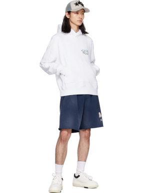 AMIRI FLORAL HOODIE WHITE
