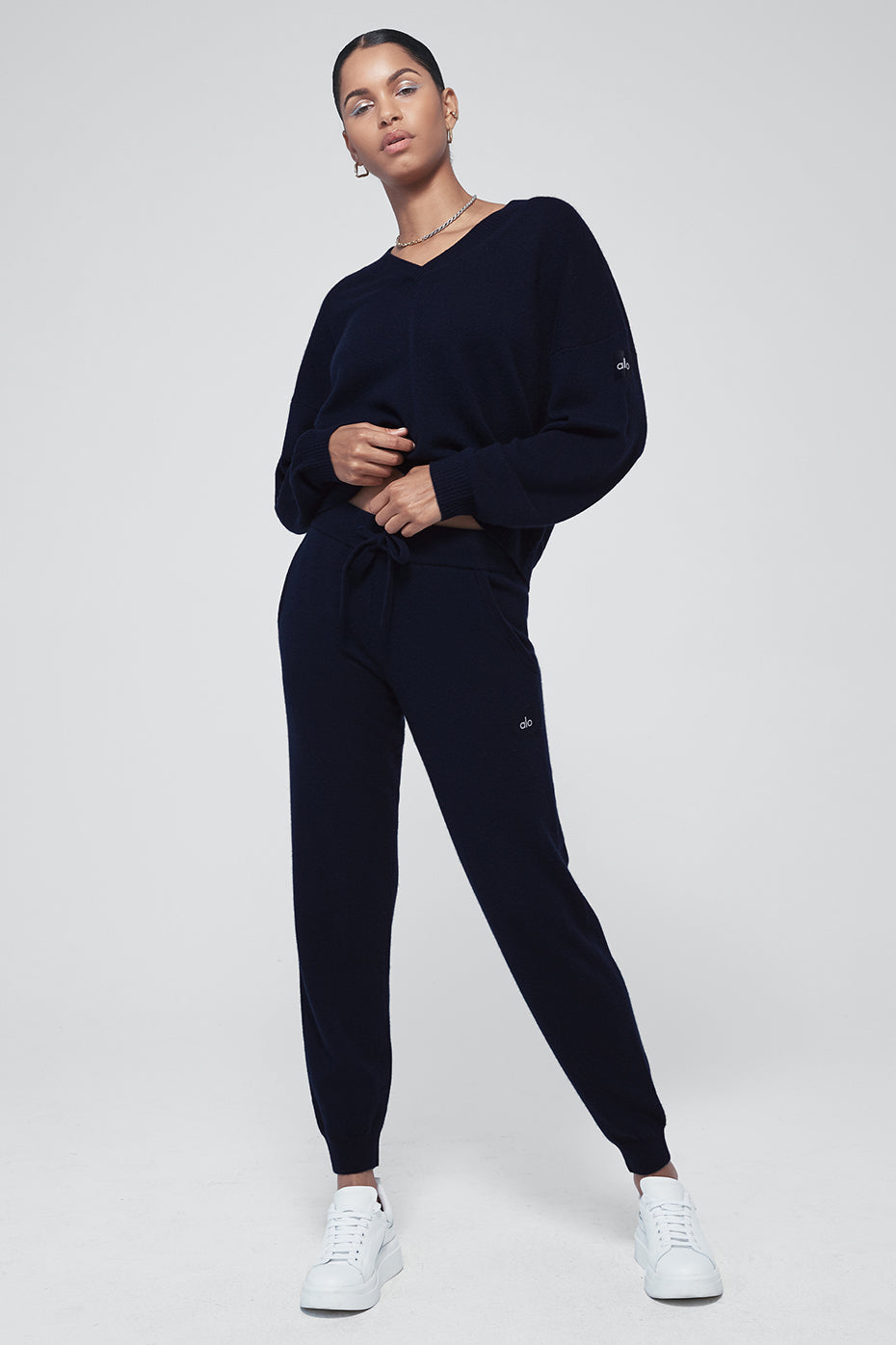 High-Waist Cashmere Jet Set Pant