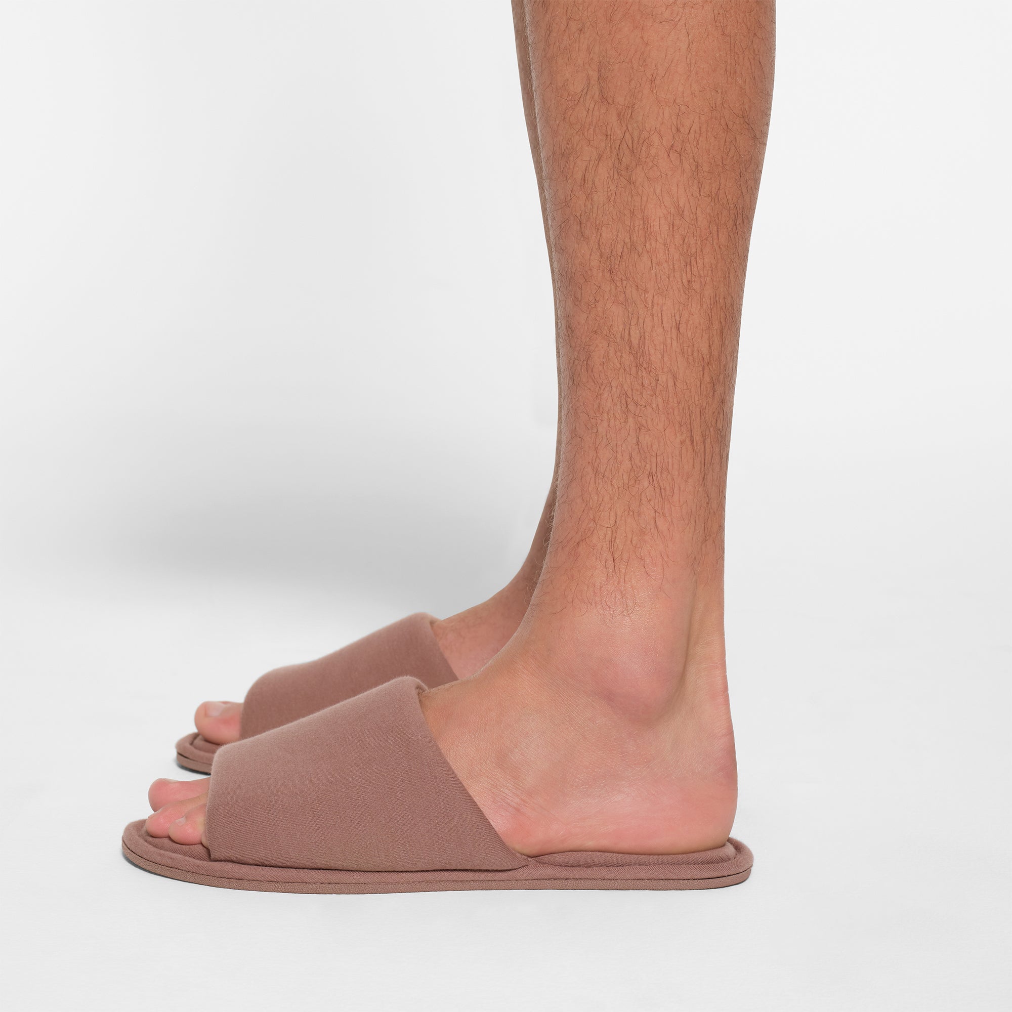 MENS COTTON SLIPPER | UMBER