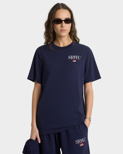 Nautical T-Shirt - Navy/White