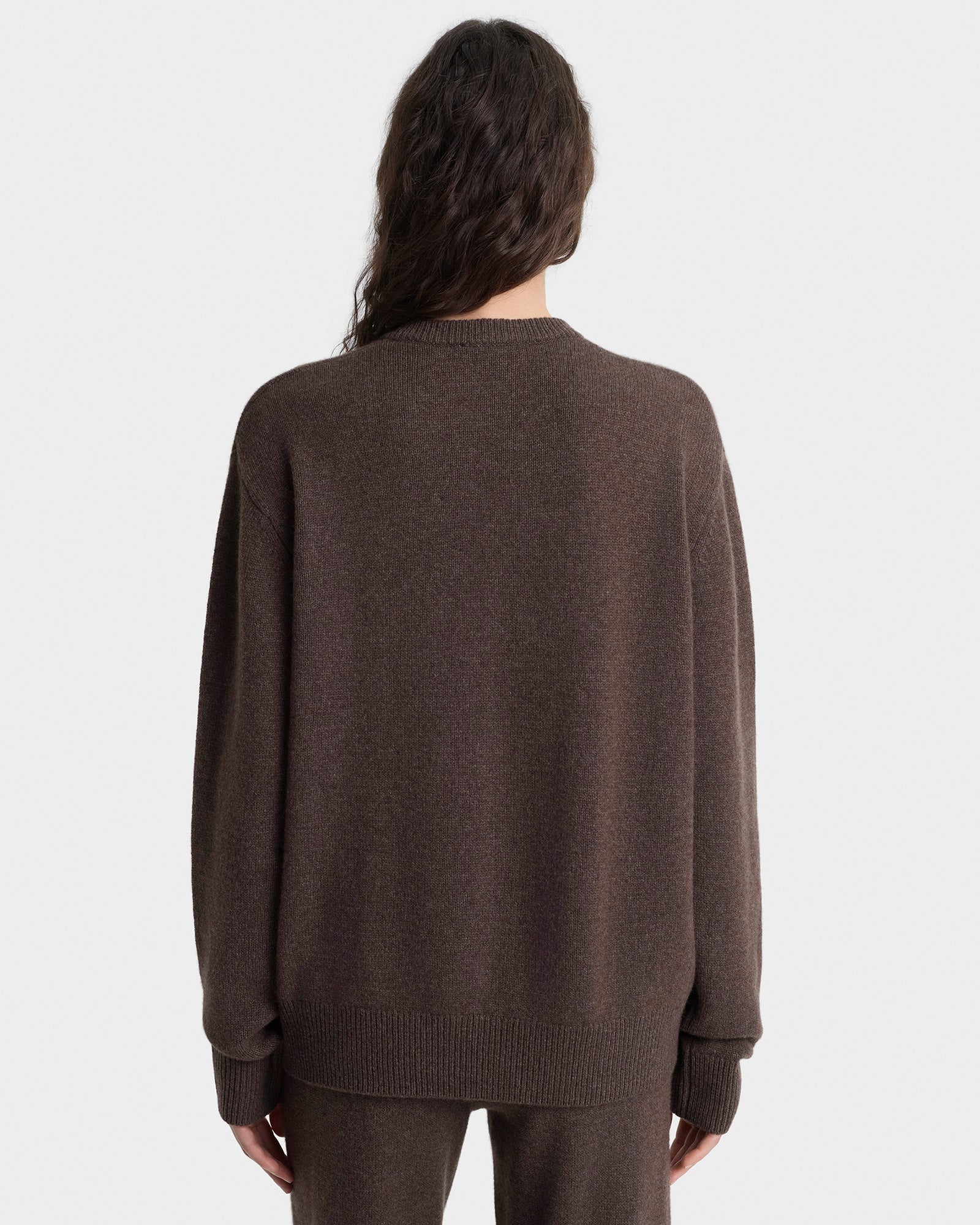 SRC Cashmere V-Neck Sweater - Toffee