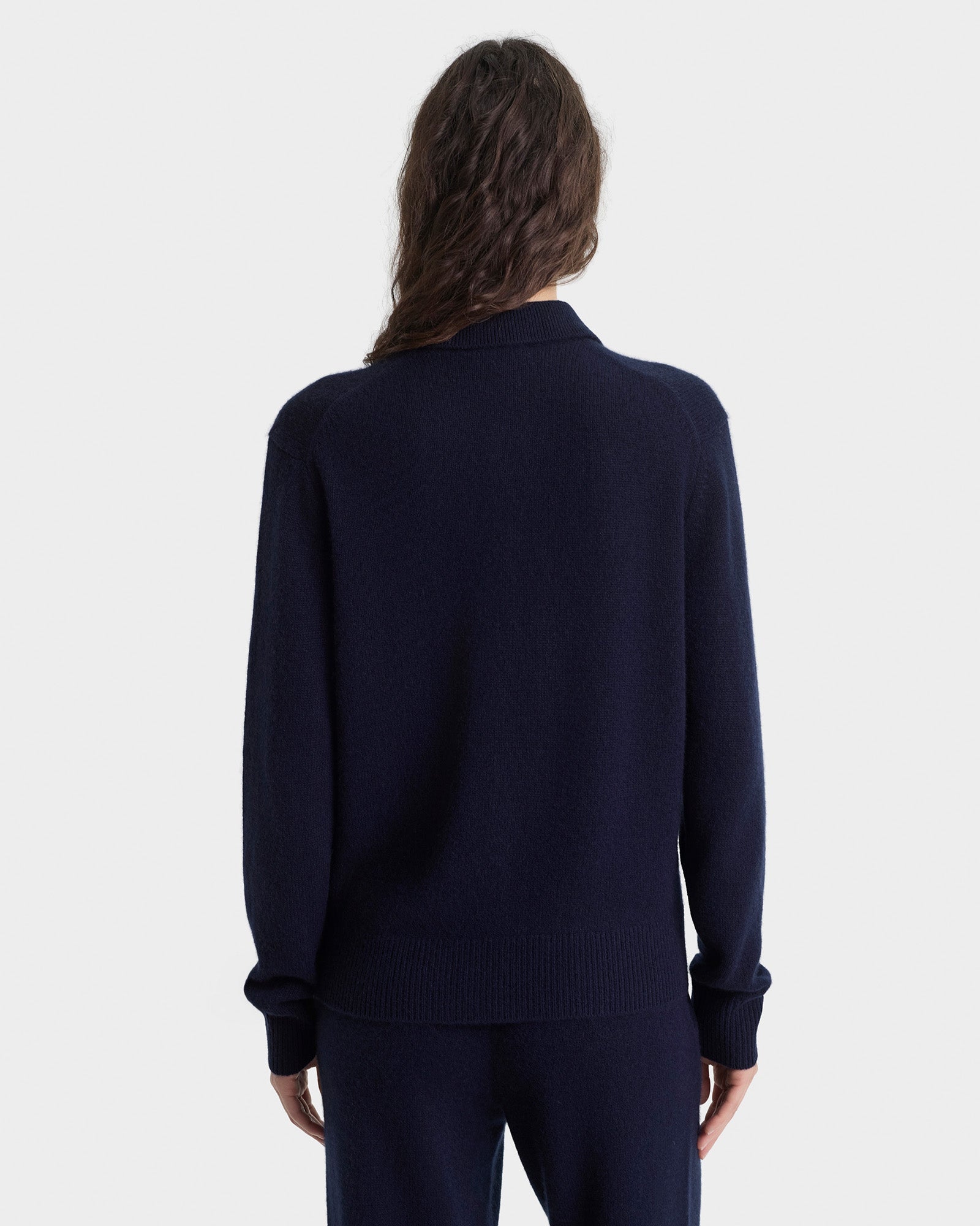 SRC Cashmere Polo - Navy