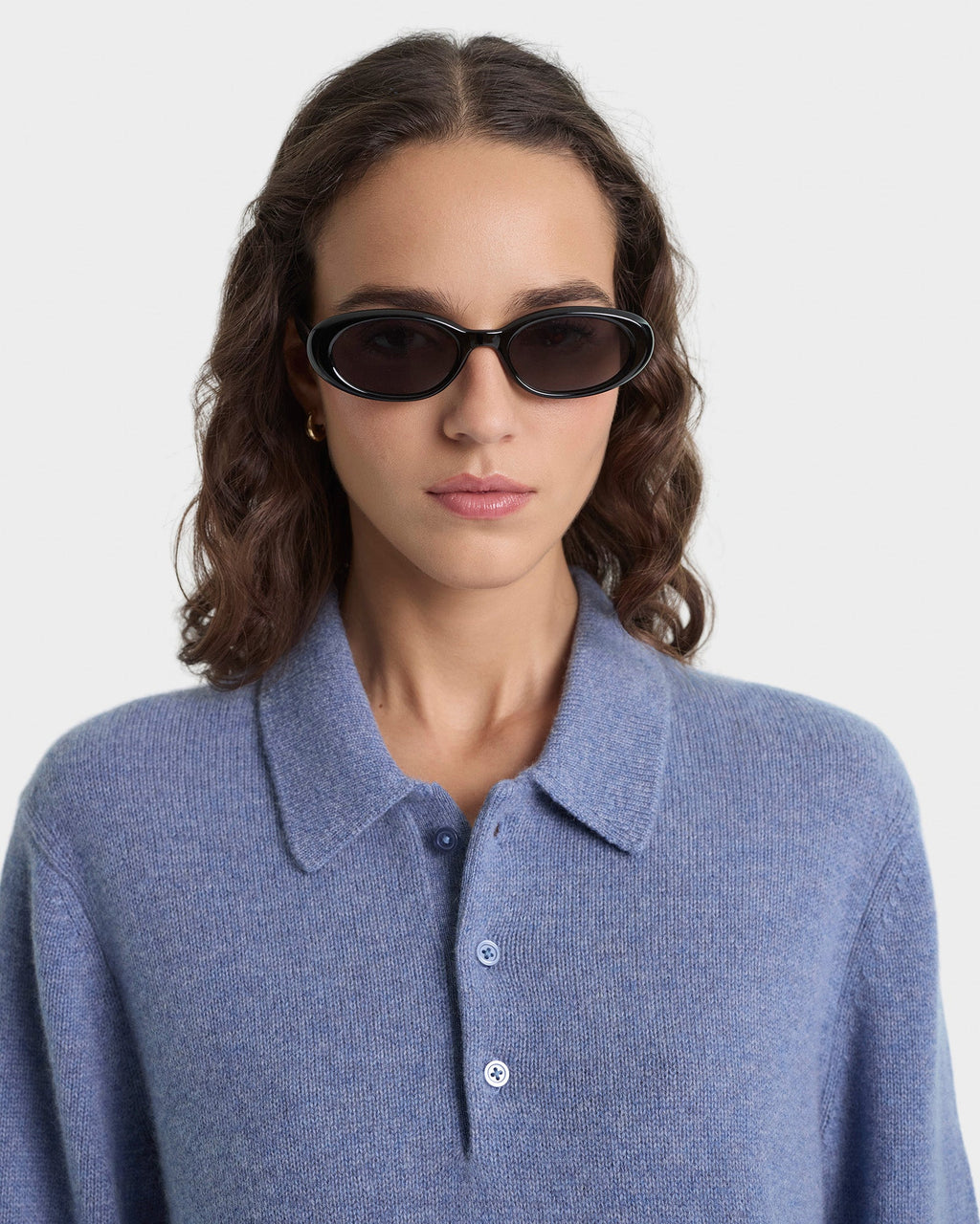 SRC Cashmere Polo - Colony Blue