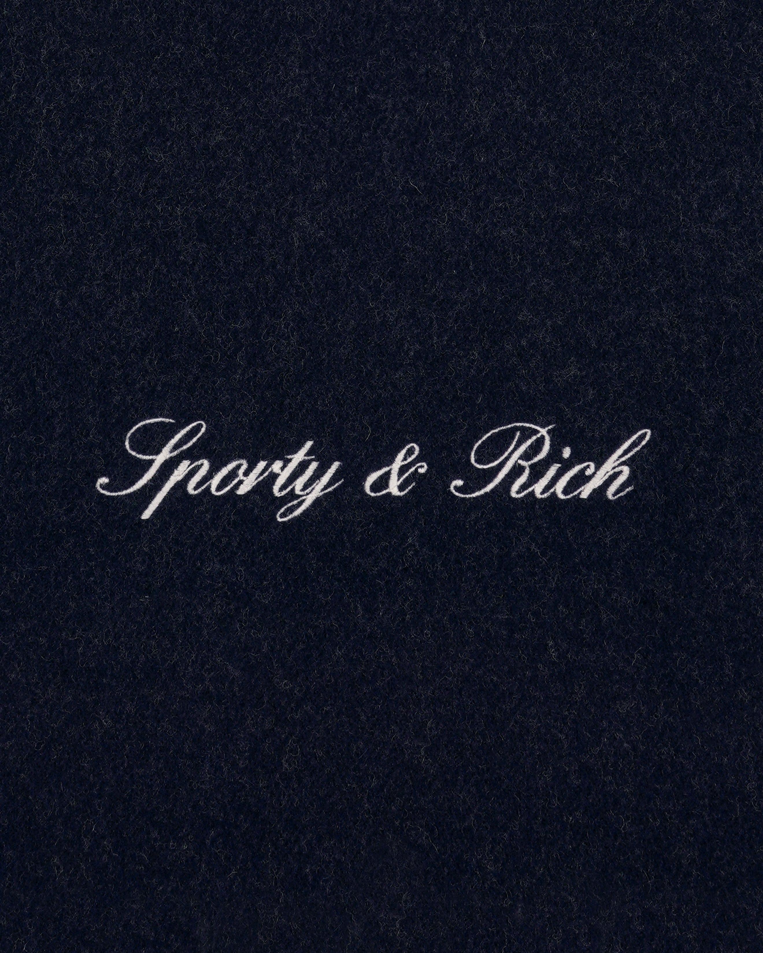 Signature Logo Duo Scarf - Light Gray/Navy