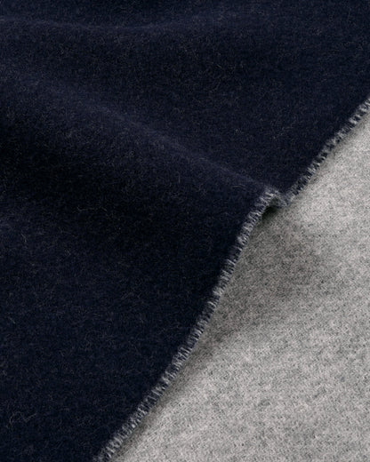 Signature Logo Duo Scarf - Light Gray/Navy