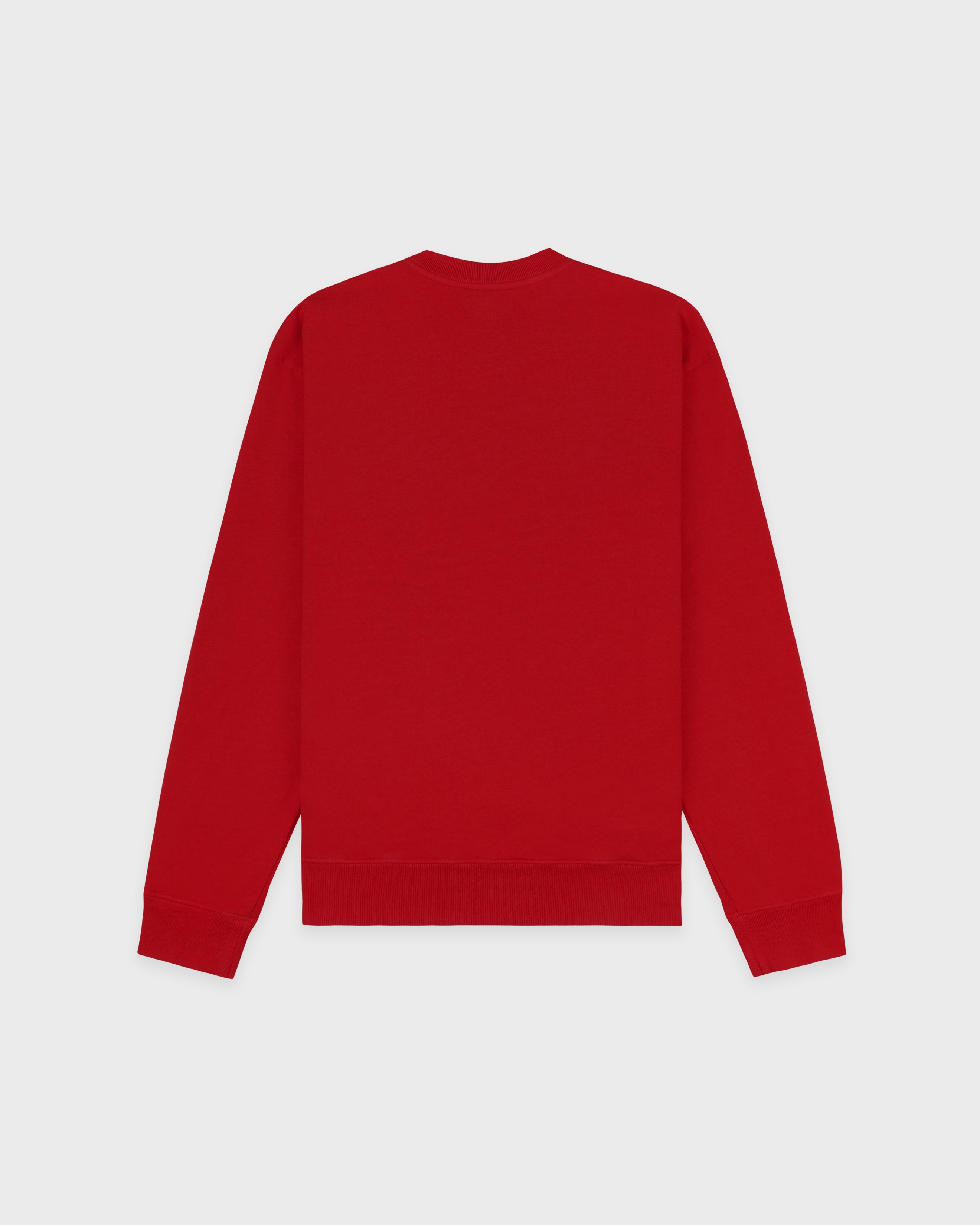 Nautical Embroidered Crewneck - Ruby/Navy