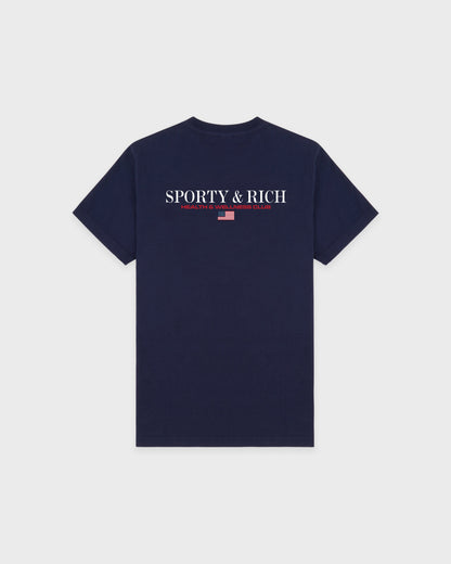 Nautical T-Shirt - Navy/White