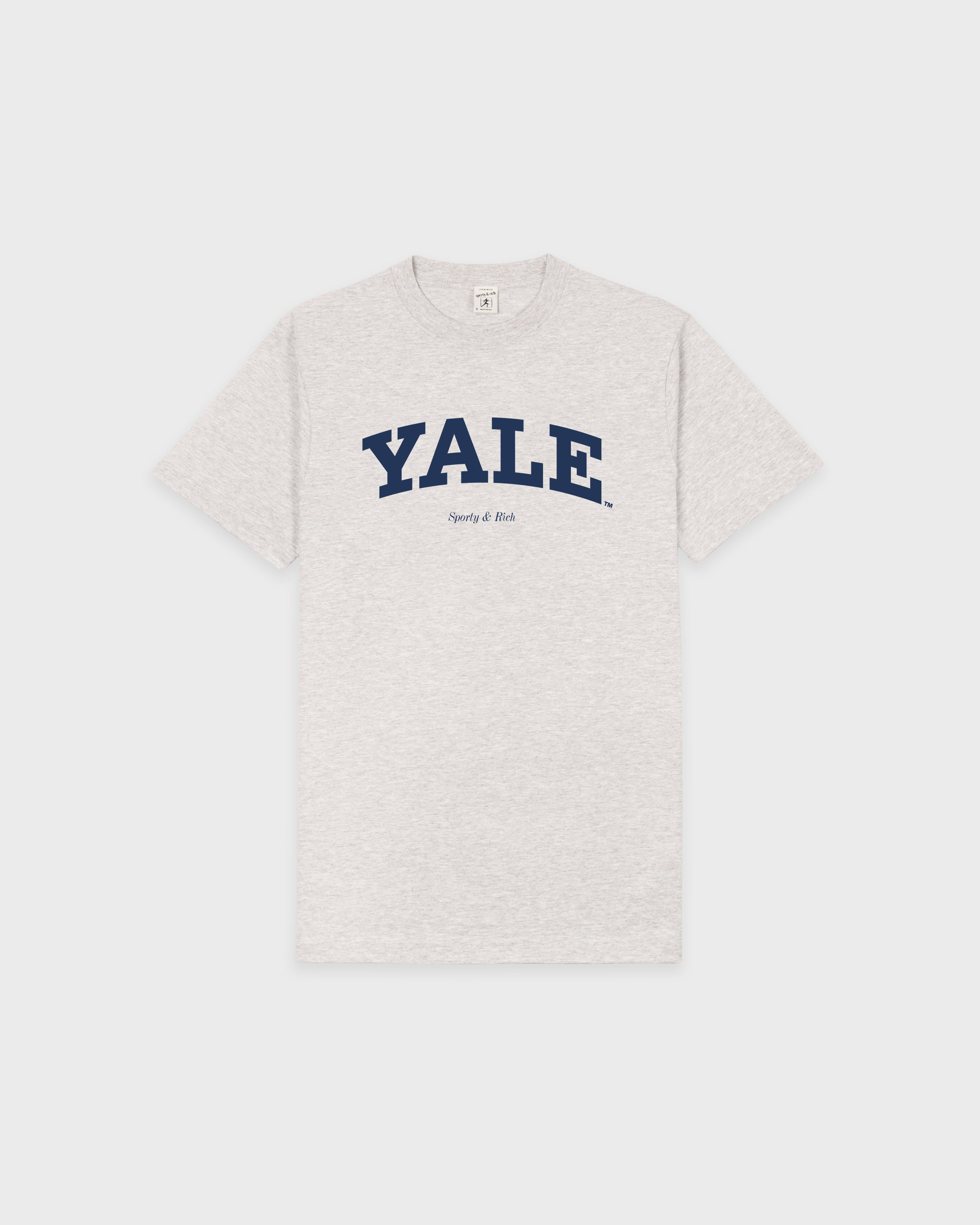 Yale Classic T-shirt - Heather Gray/Navy