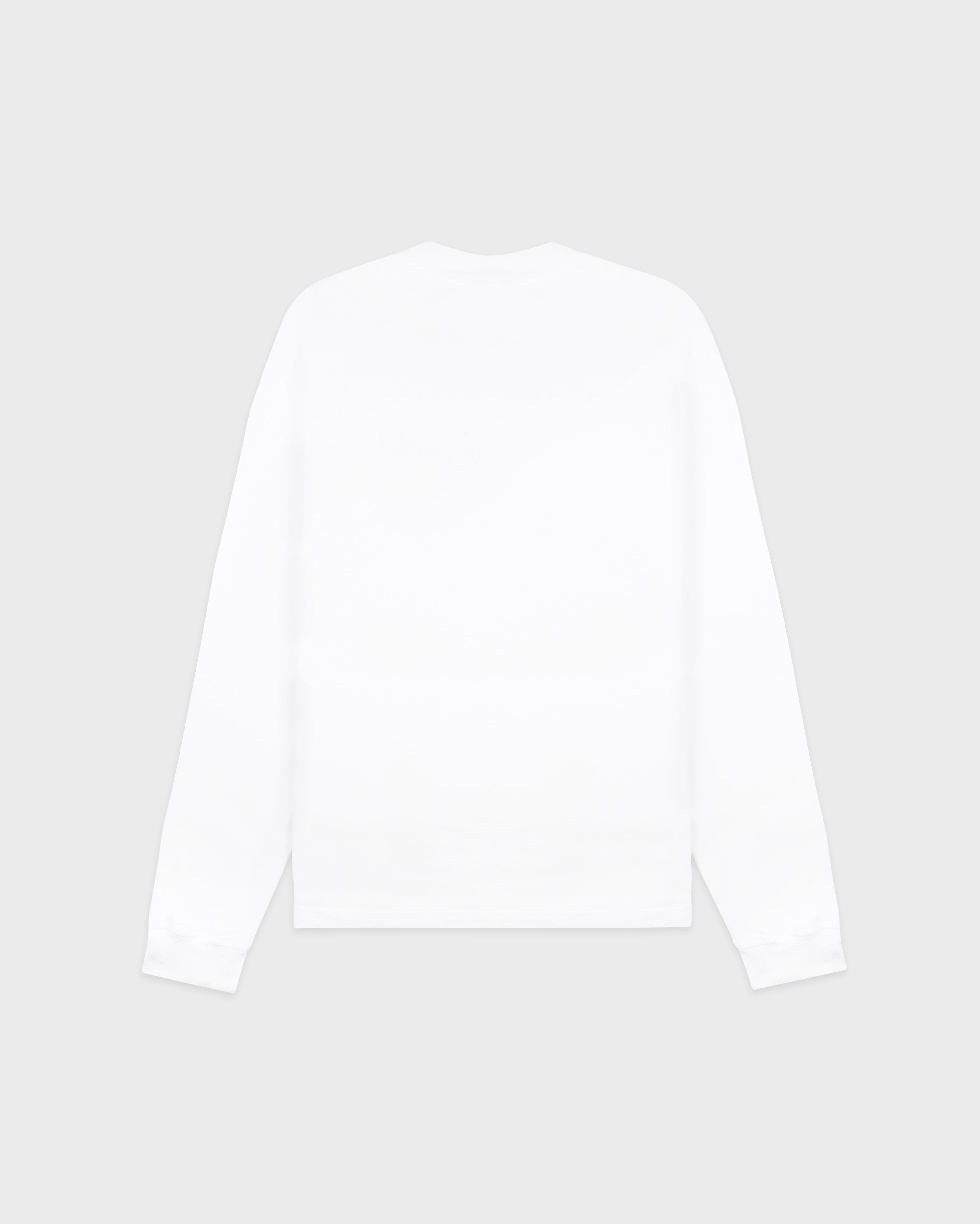 Yale Crest Longsleeve T-Shirt - White