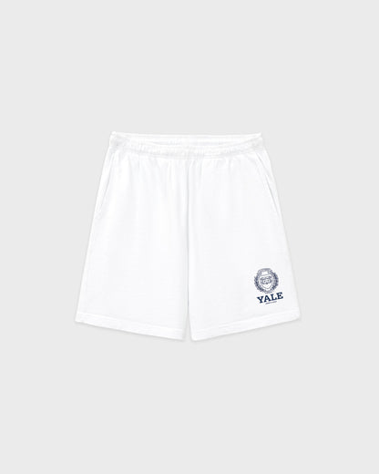 Yale Crest Gym Short - White/Navy