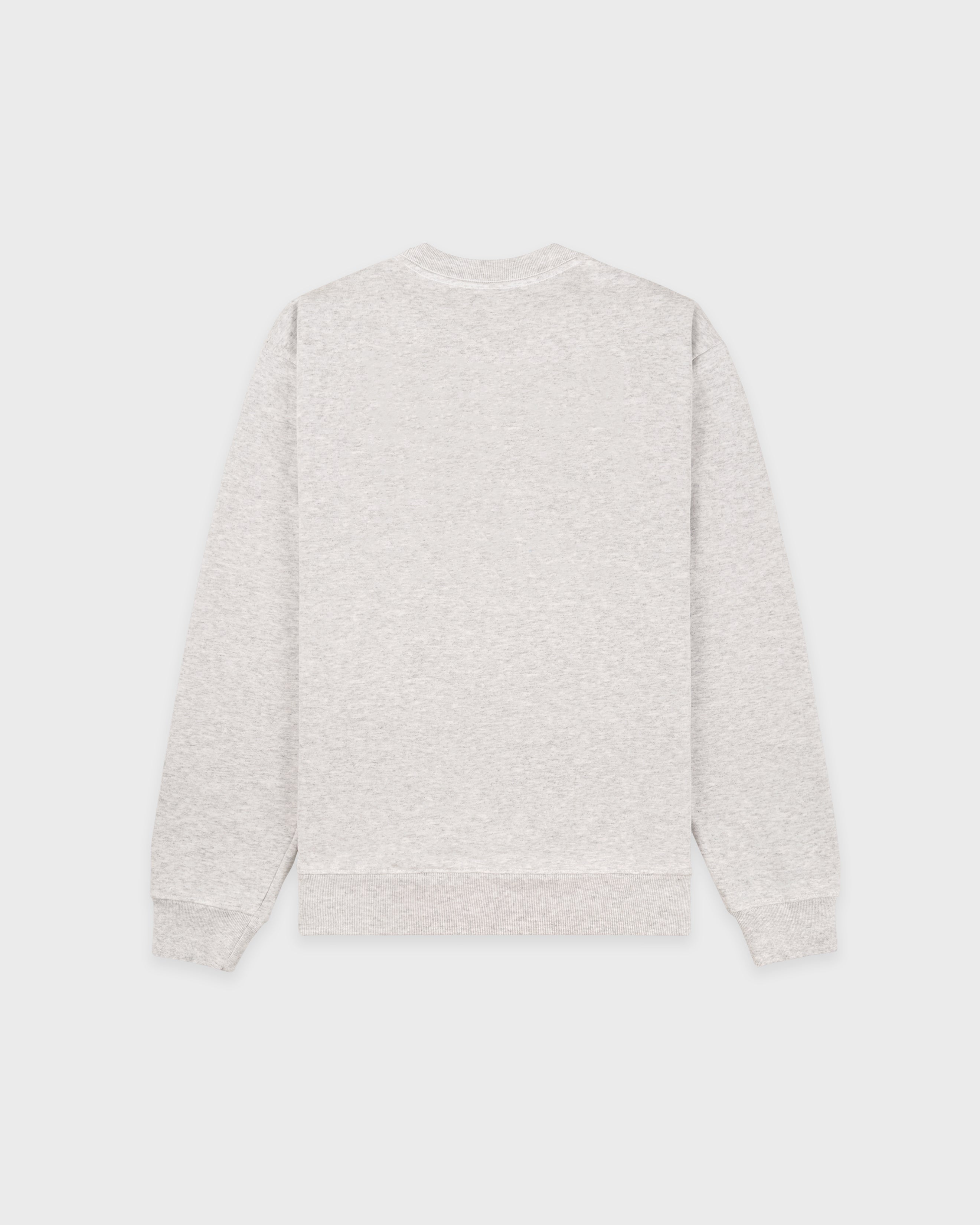 Nautical Embroidered Crewneck - Heather Gray