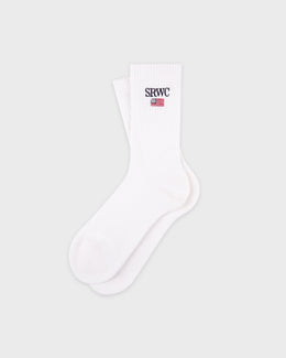 Nautical Socks - White/Navy/Ruby