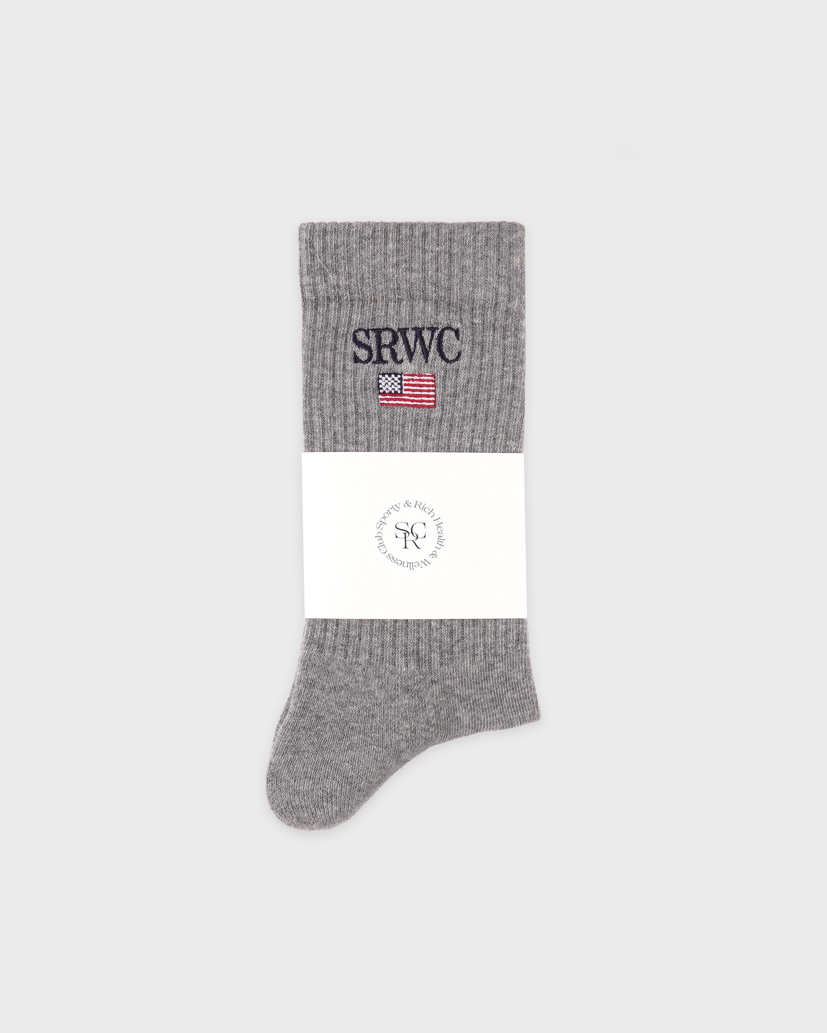 Nautical Socks - Heather Gray/Navy/Ruby/White