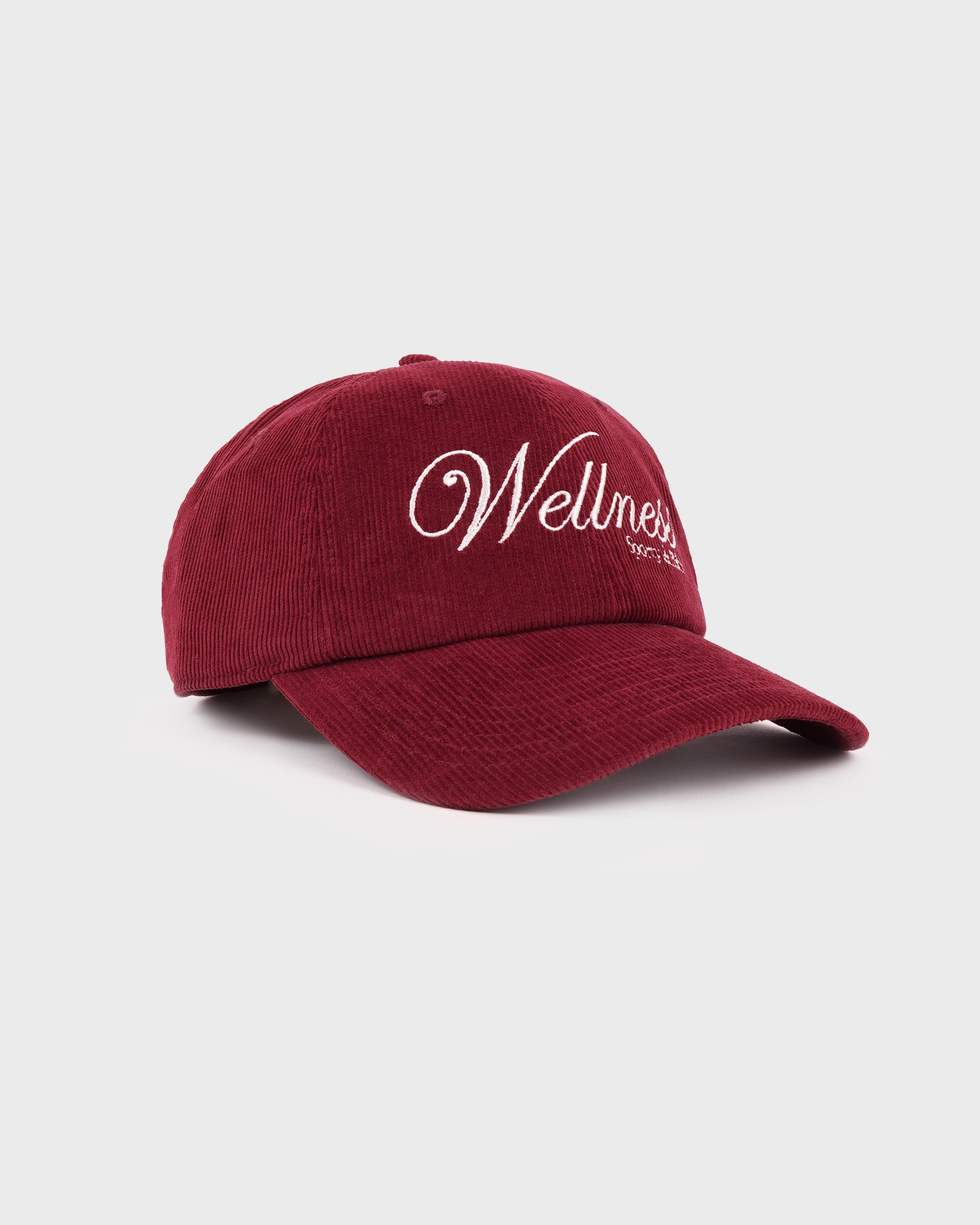 Soho Corduroy Hat - Merlot/Cream