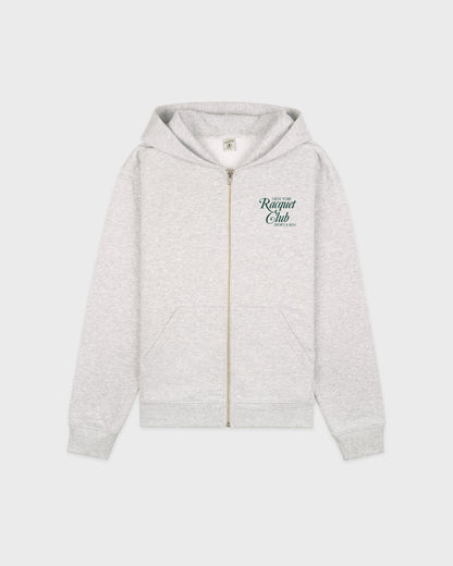 NYRC Zip Hoodie - Heather Gray/Forest