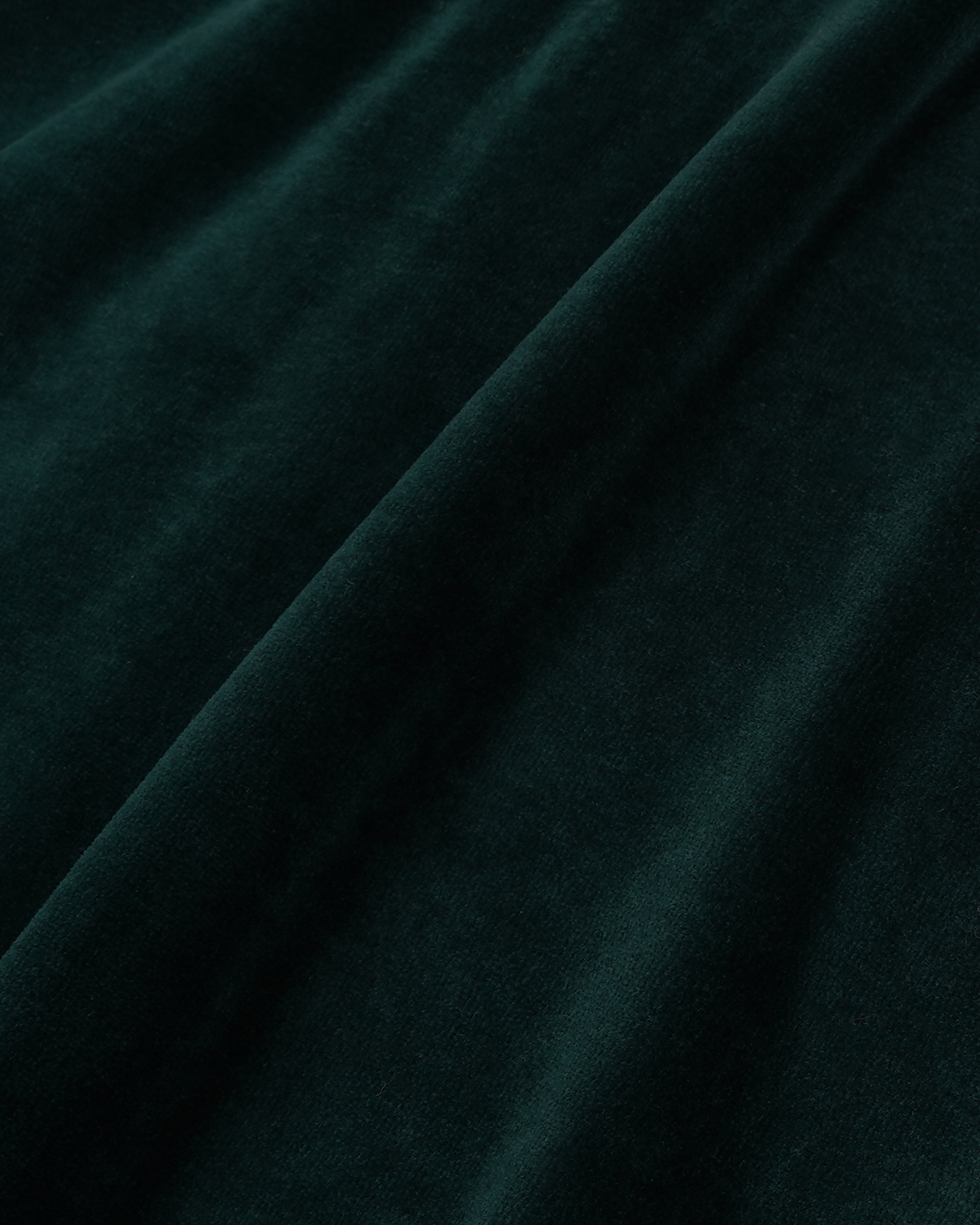 Crown Tennis Elio Velour Track Jacket - Forest/Ecru
