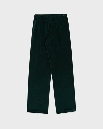 Crown Tennis Velour Sweatpant - Forest/Ecru