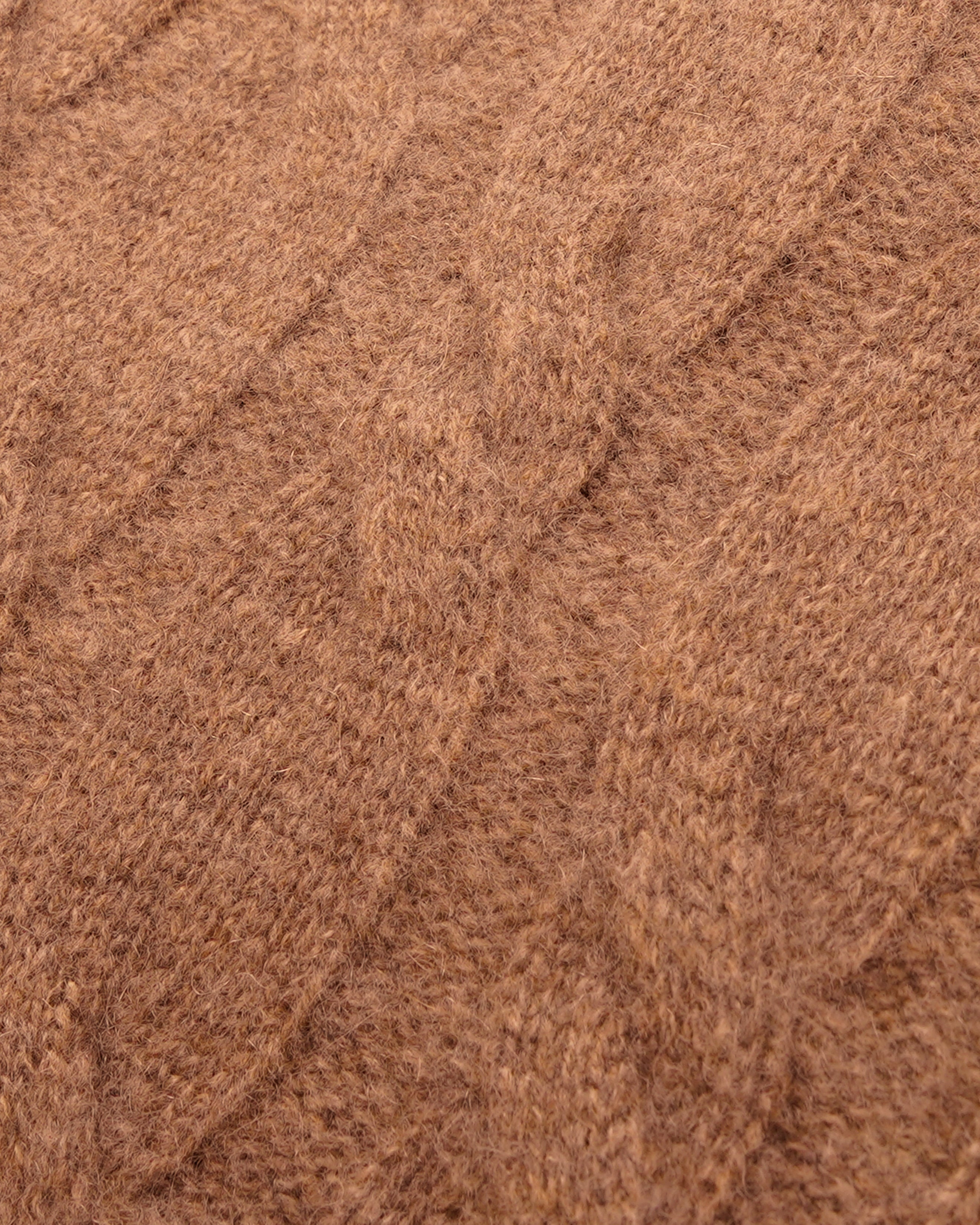 SRC Cableknit Cashmere Cardigan - Camel