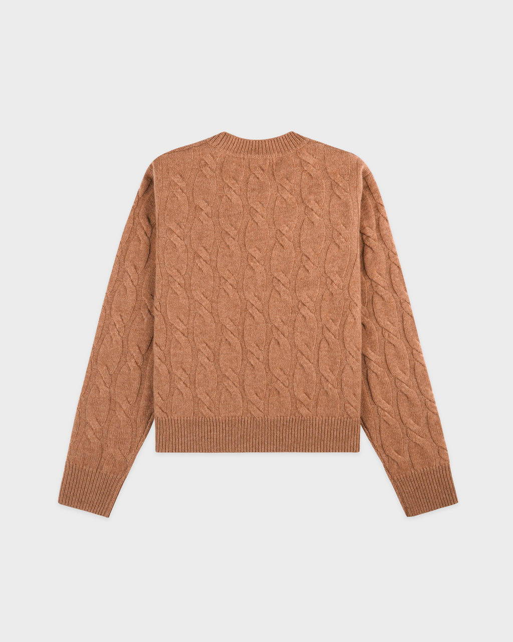 SRC Cableknit Cashmere Sweater - Camel