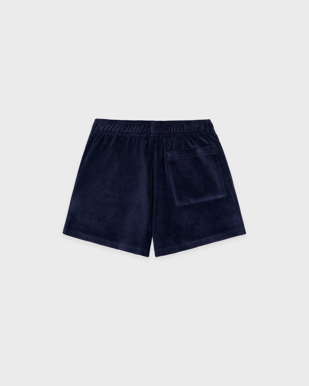 Crown Tennis Velour Short - Navy/Ecru