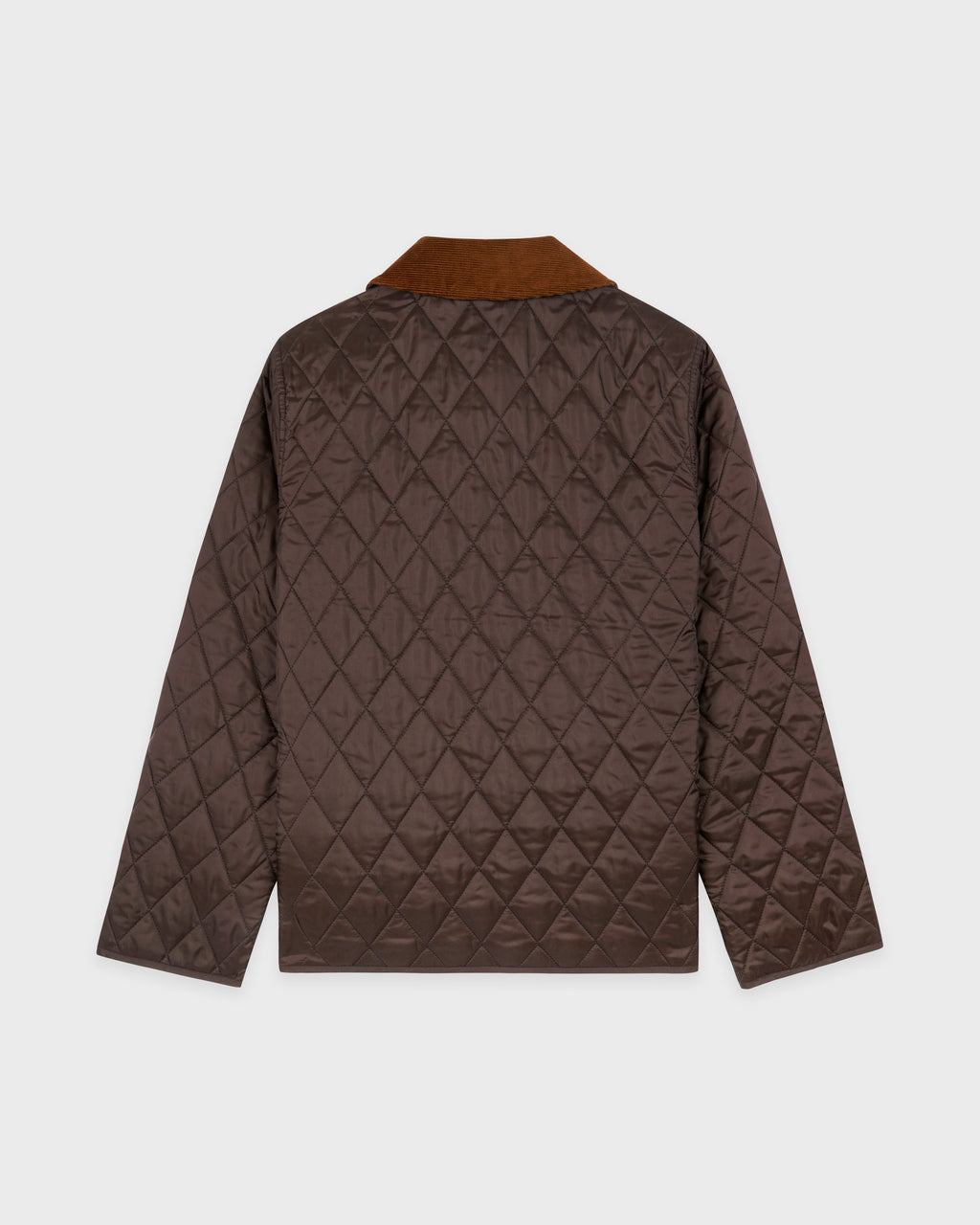 NY Crest Nylon Quilted Jacket - Chocolate