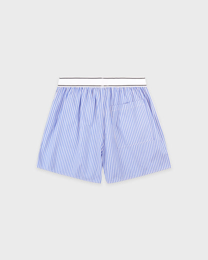 Serif Logo Boxer - Navy Stripe