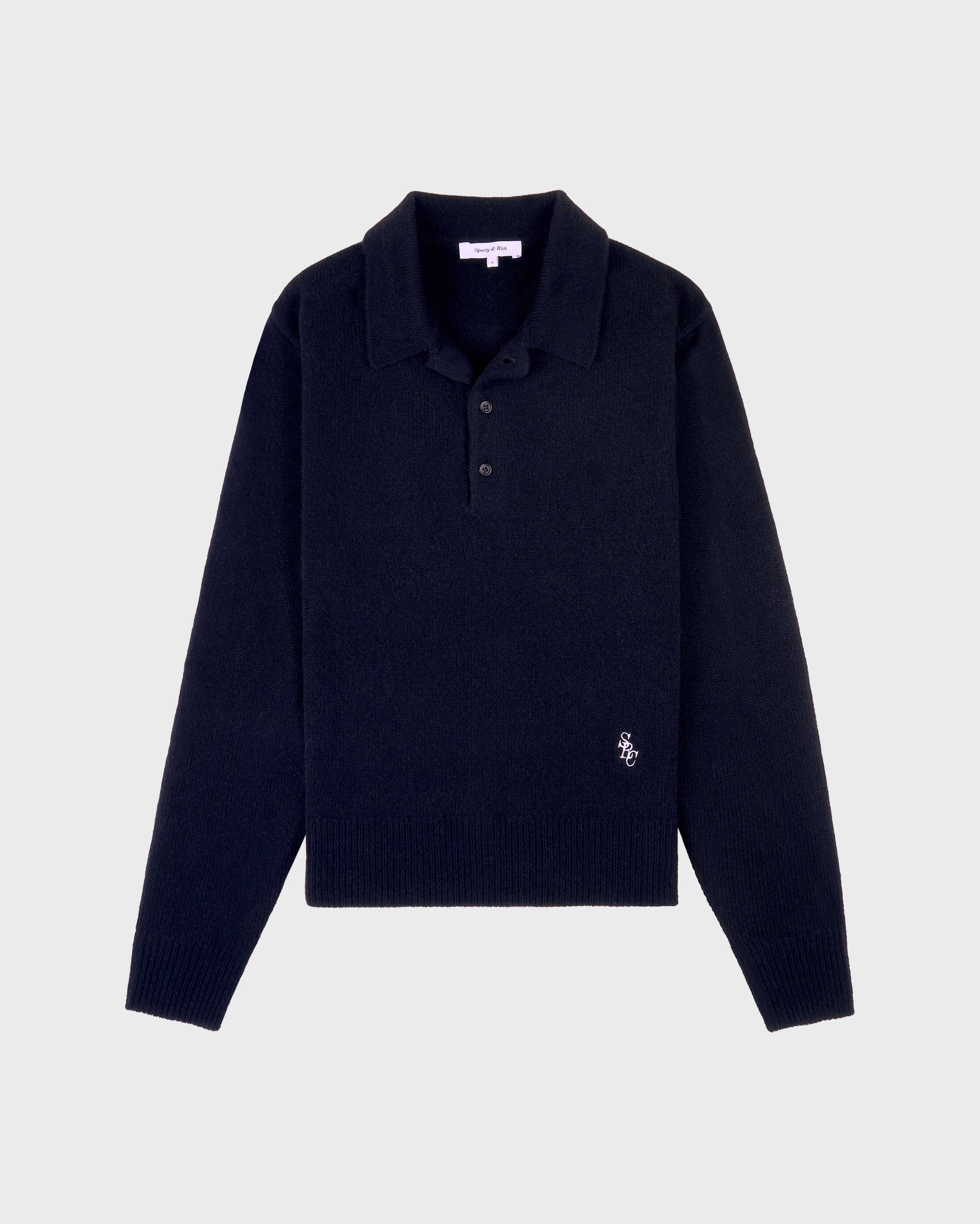 SRC Cashmere Polo - Navy