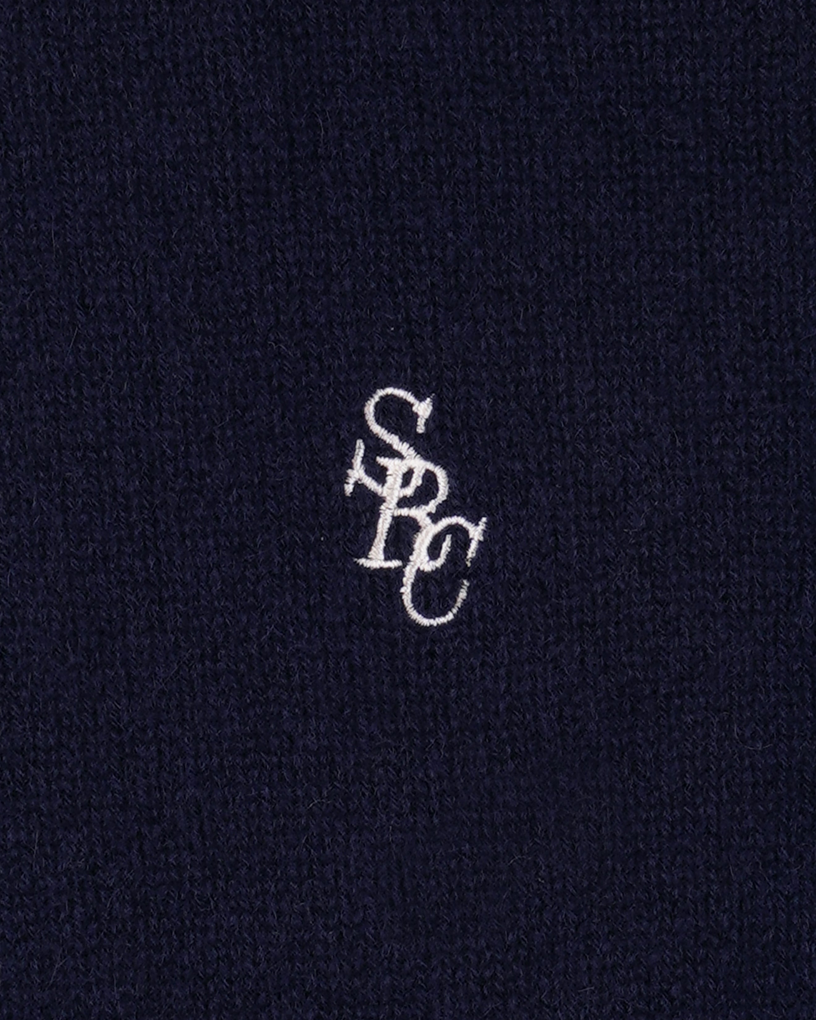 SRC Cashmere V-Neck Sweater - Navy