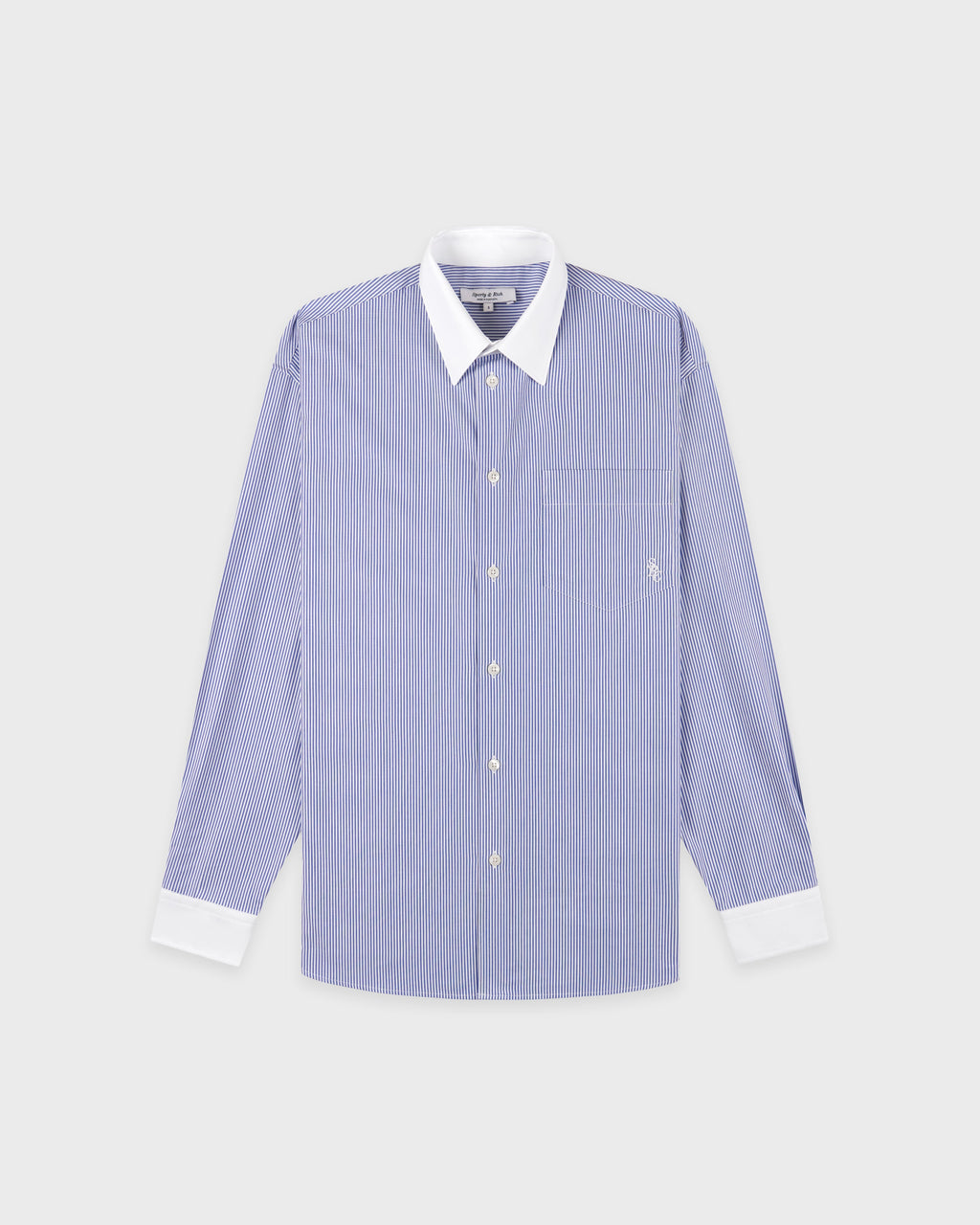 SRC Oversized Shirt - Navy Stripe