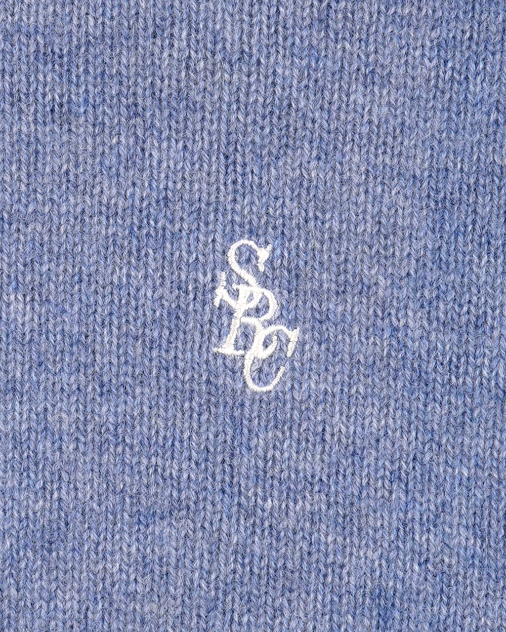 SRC Cashmere V-Neck Sweater - Colony Blue