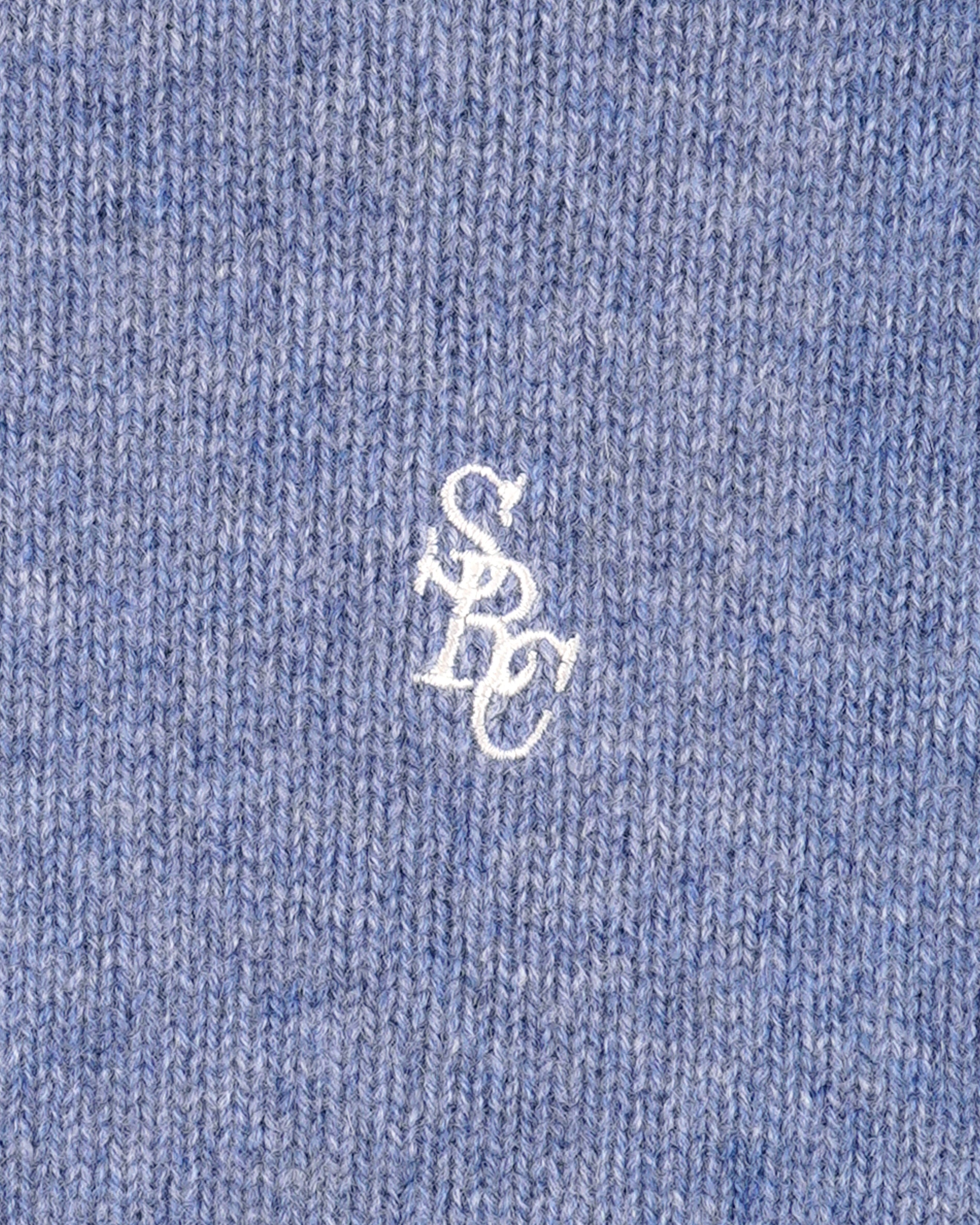 SRC Cashmere V-Neck Sweater - Colony Blue