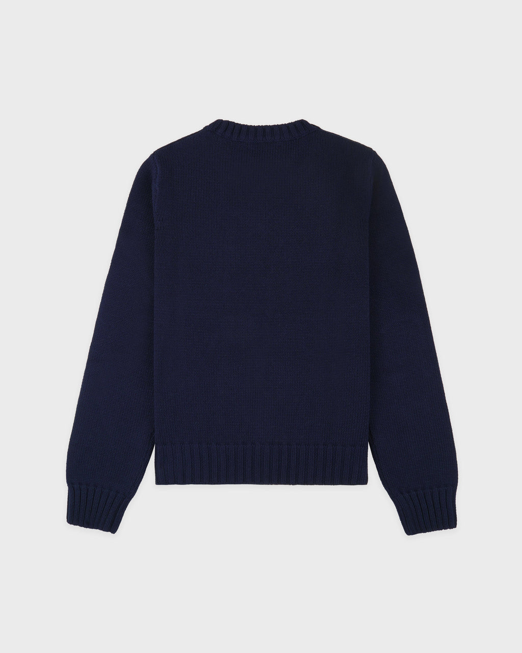 Vendome Knitted Sweater - Navy/Ecru