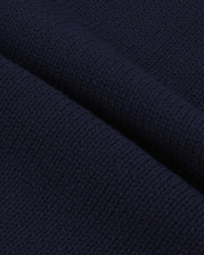 Vendome Knitted Sweater - Navy/Ecru