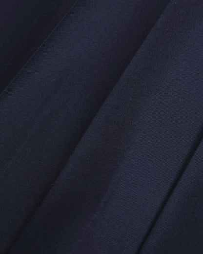 SRC Wool School Skirt - Navy/Ecru