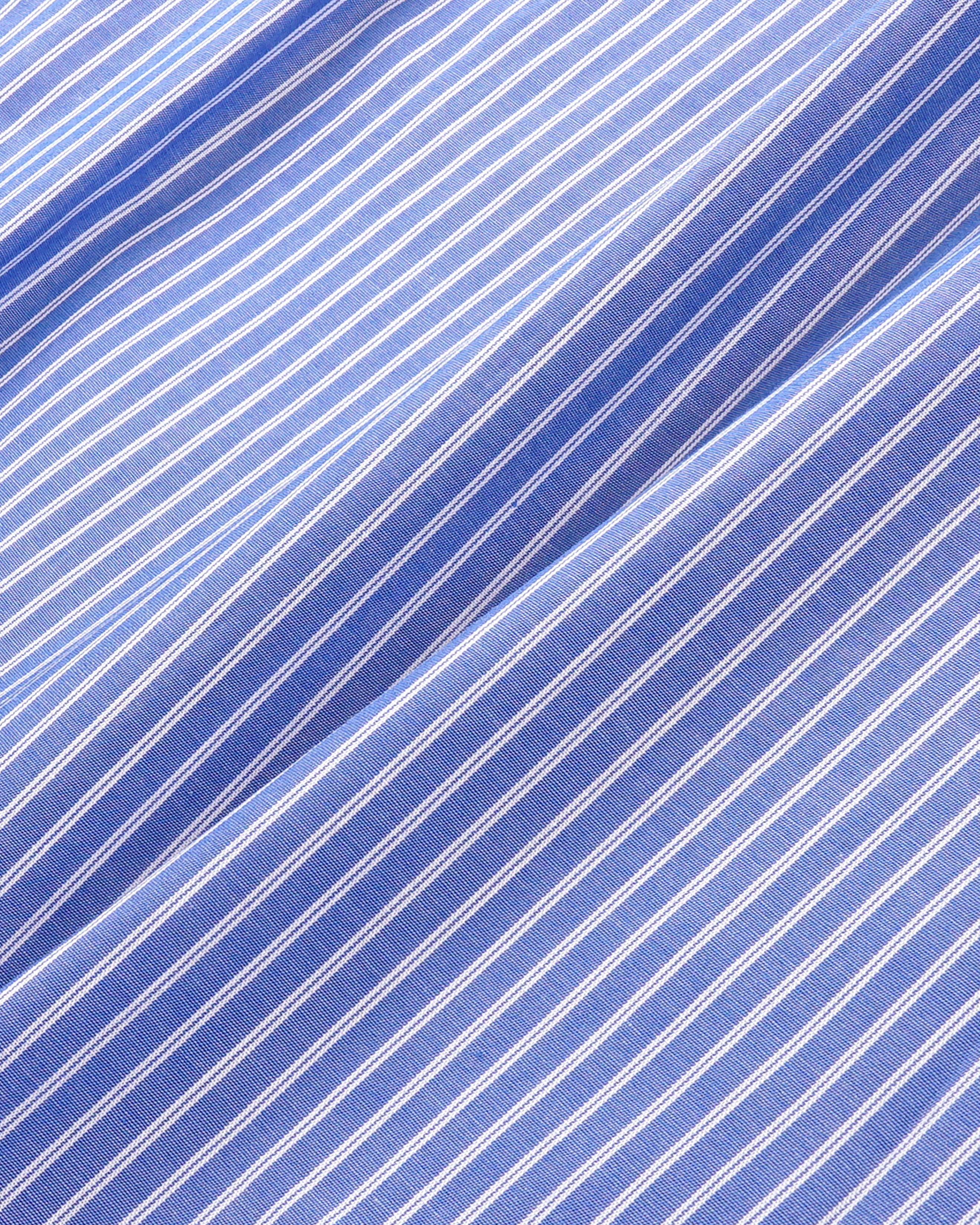 SRC Oversized Shirt - Navy Stripe