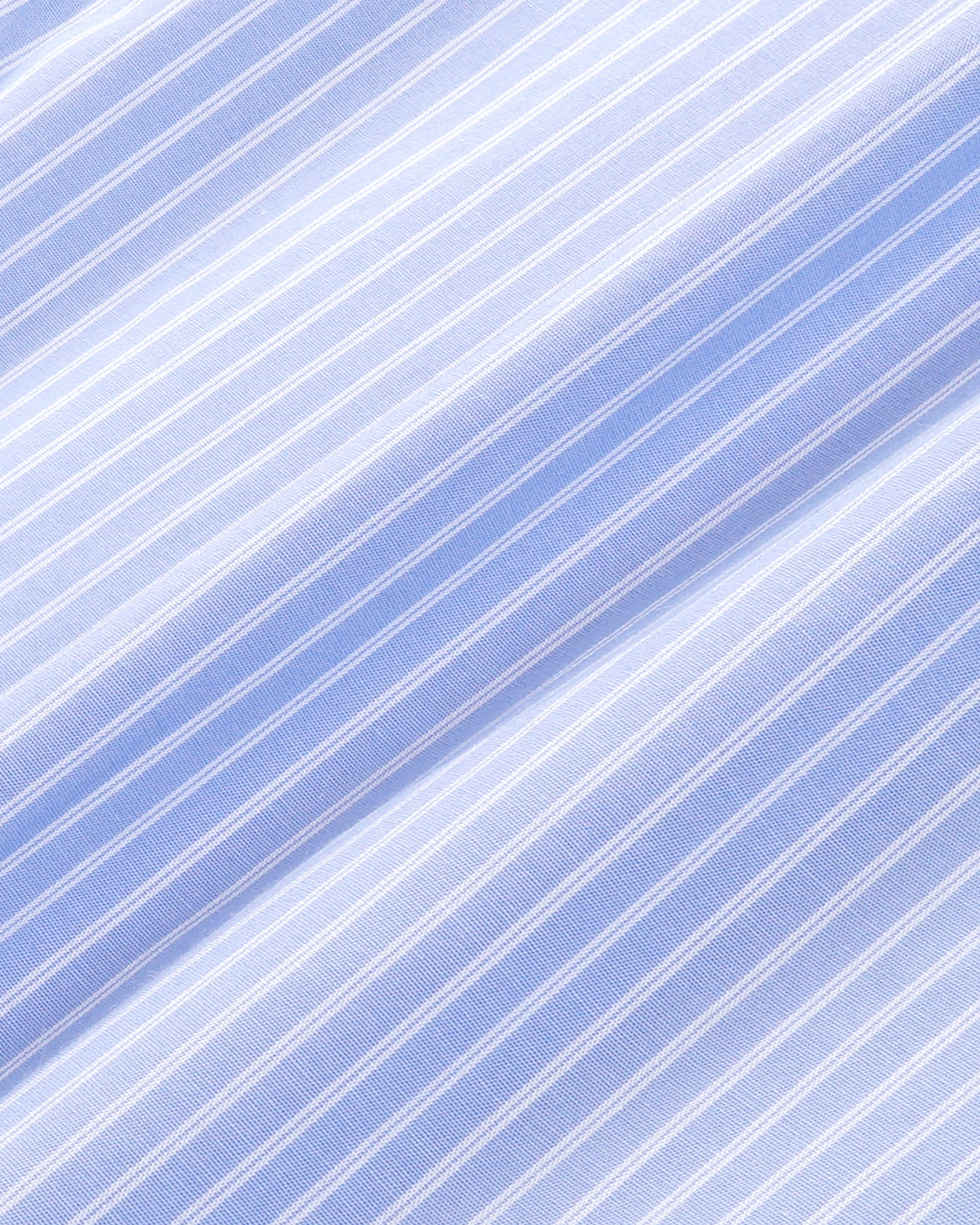 SRC Oversized Shirt - Light Blue Stripe