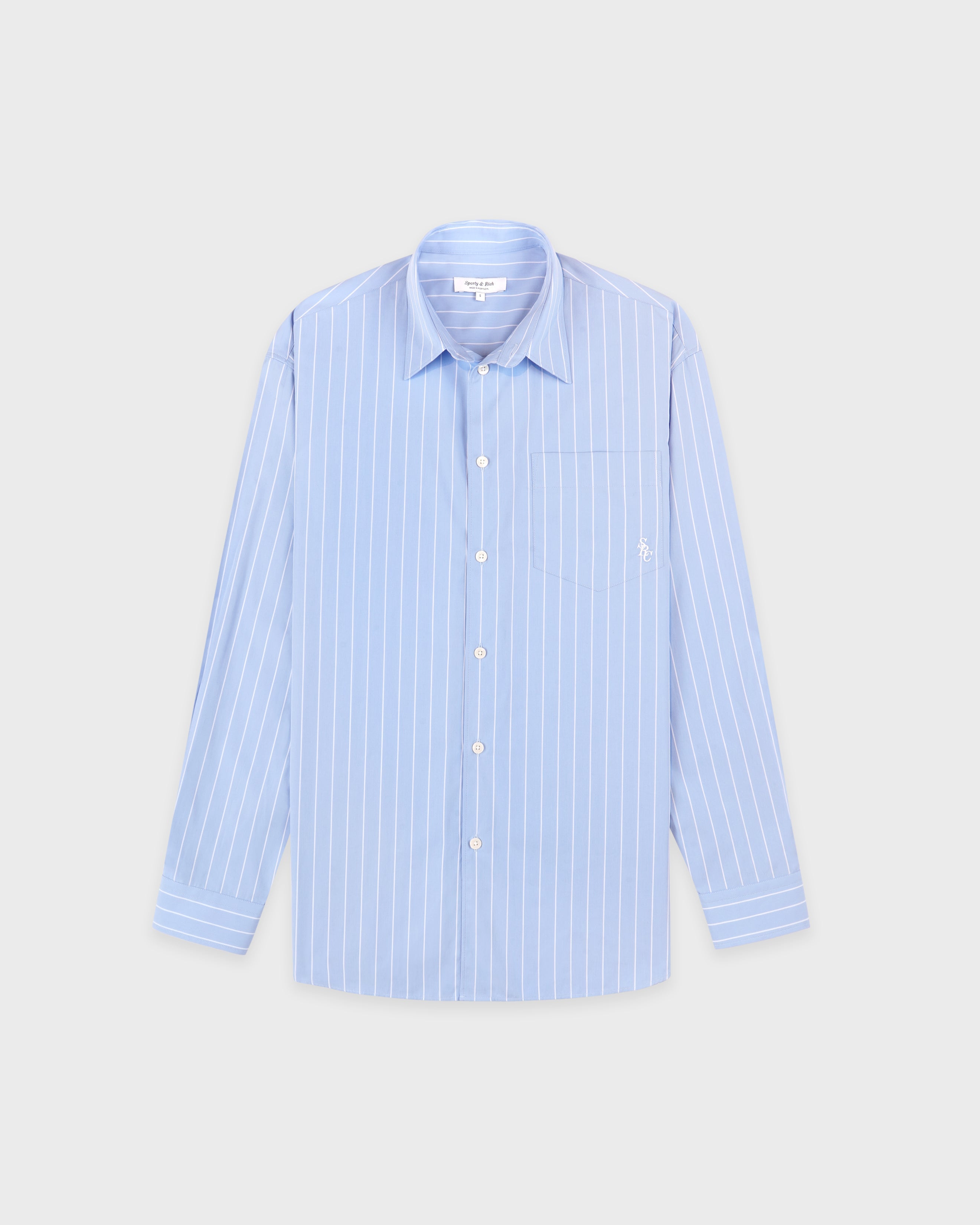 SRC Oversized Shirt - Blue Stripe