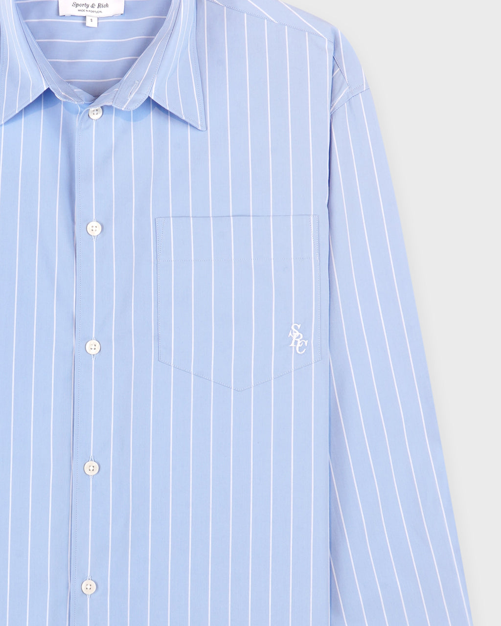 SRC Oversized Shirt - Blue Stripe