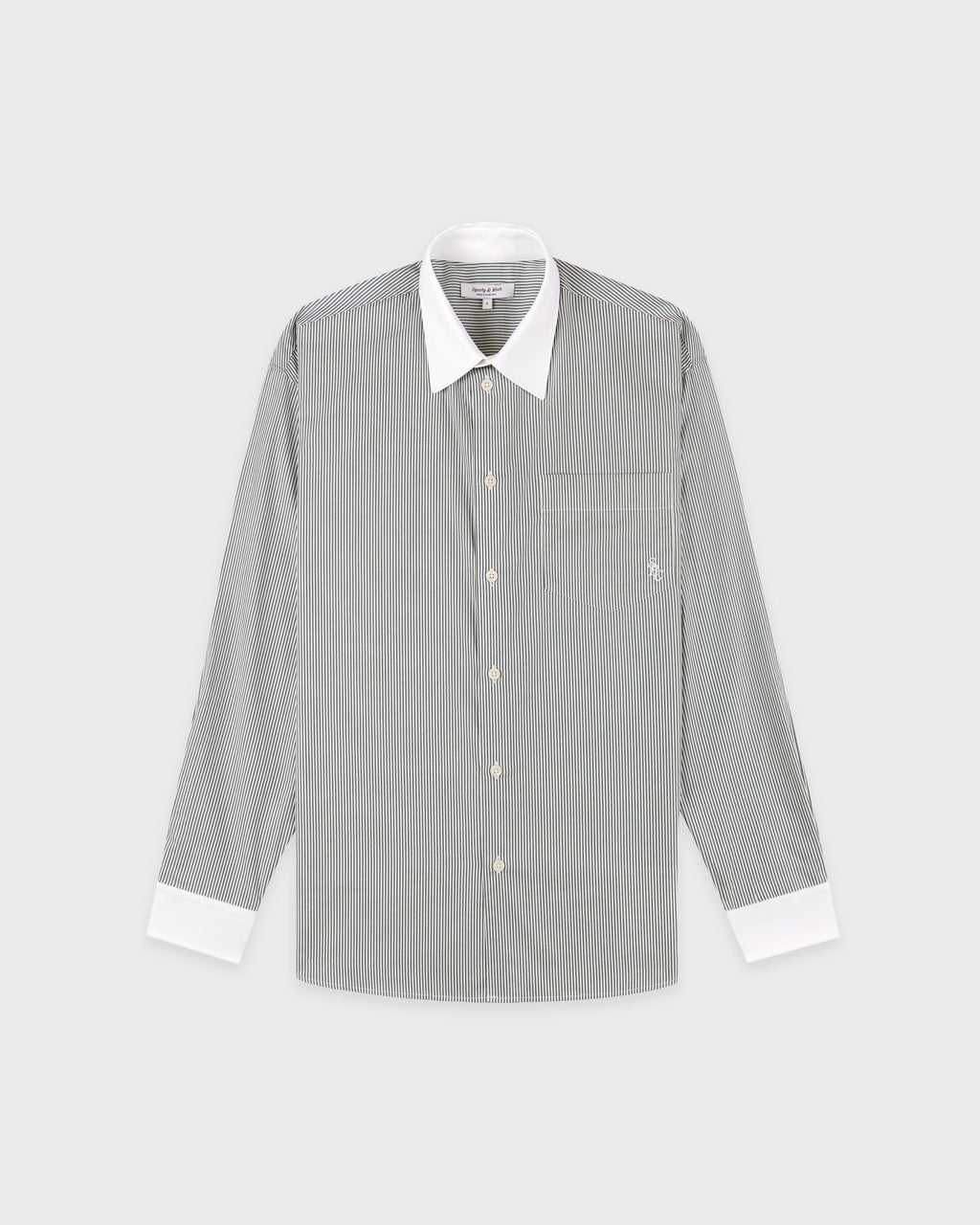SRC Oversized Shirt - Forest striped