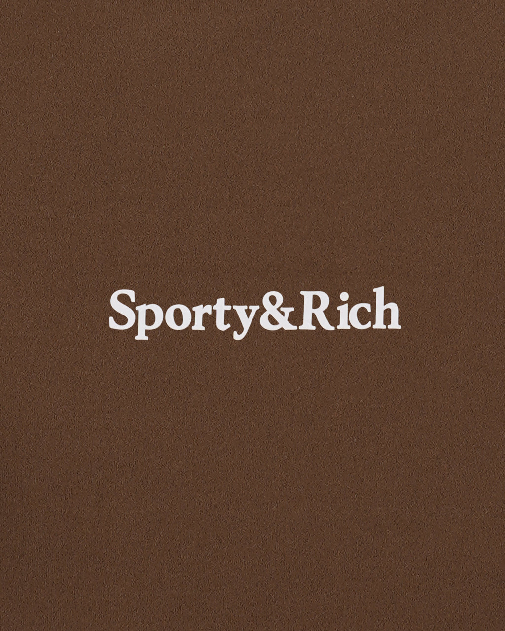 Serif Logo Sports Tank - Toffee/White