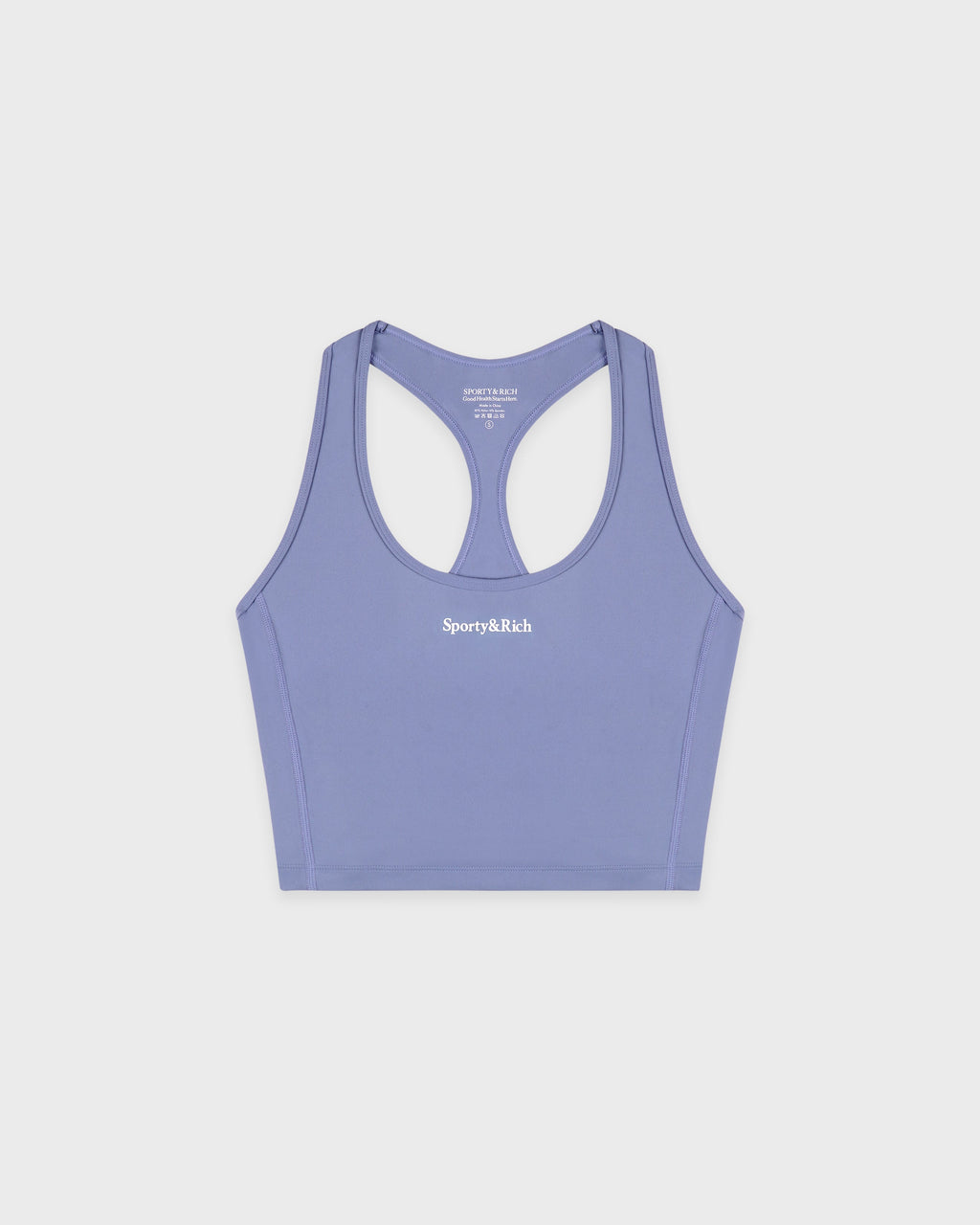 Serif Logo Sports Tank - Colony Blue